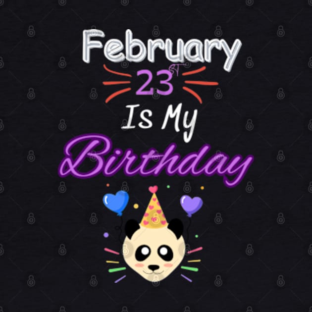 February 23 st is my birthday by Oasis Designs